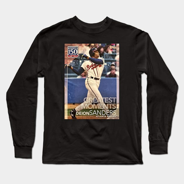 Deion Sanders - Createst Moment Long Sleeve T-Shirt by ngaritsuket